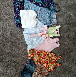 8 piece lot of girls clothes size 4/5
